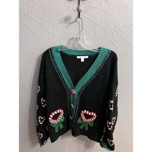 Celebrate Together Size Large Ugly Christmas Cardigan Sweater Women